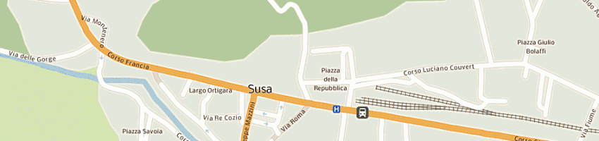 Mappa della impresa m c 90 srl a SUSA