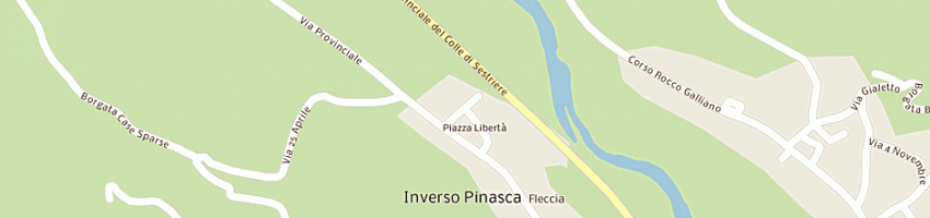 Mappa della impresa brazzale mario a INVERSO PINASCA