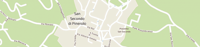 Mappa della impresa municipio di ssecondo di pinerolo-centralino e uffici a SAN SECONDO DI PINEROLO