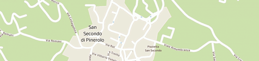 Mappa della impresa anselmo market sdf a SAN SECONDO DI PINEROLO