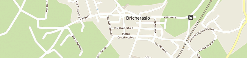 Mappa della impresa carabinieri a BRICHERASIO