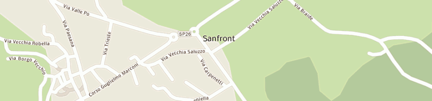 Mappa della impresa meirone antonio a SANFRONT