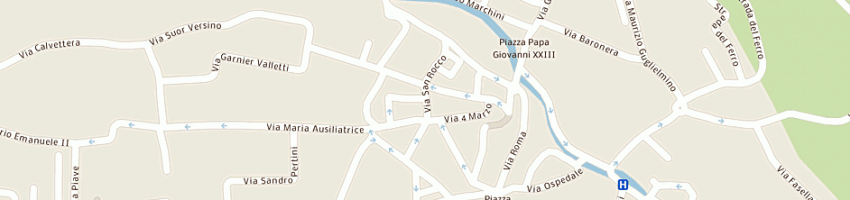 Mappa della impresa trattoria del portico a GIAVENO