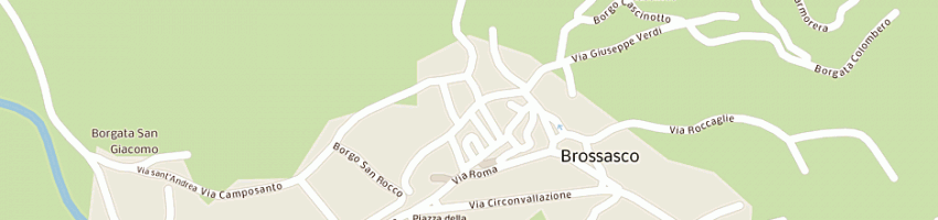 Mappa della impresa municipio a BROSSASCO