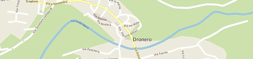 Mappa della impresa bonelli claudio a DRONERO