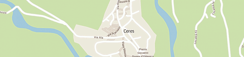 Mappa della impresa poma doriano a CERES