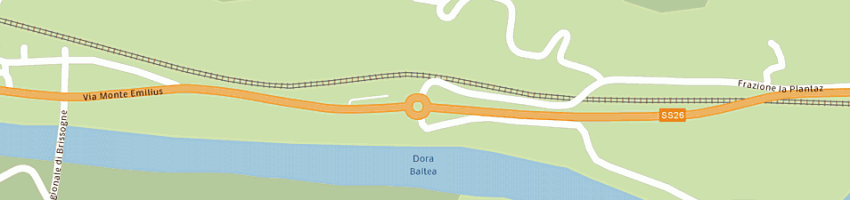 Mappa della impresa centrhotel colella d e c (snc) a QUART