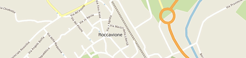 Mappa della impresa ercole daniela a ROCCAVIONE