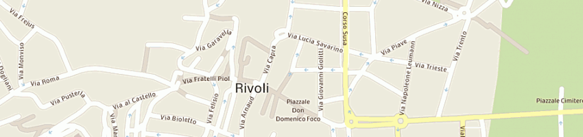 Mappa della impresa unimmobiliare srl a RIVOLI