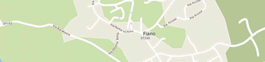 Mappa della impresa municipio a FIANO