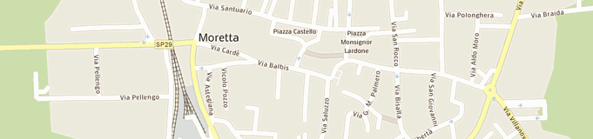 Mappa della impresa pairona pietro aldo a MORETTA