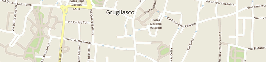 Mappa della impresa cafe' del borgo a GRUGLIASCO