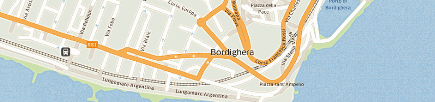 Mappa della impresa zaghi giorgio a BORDIGHERA