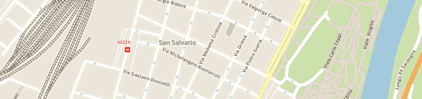 Mappa della impresa madame maison di salvino tatyana a TORINO