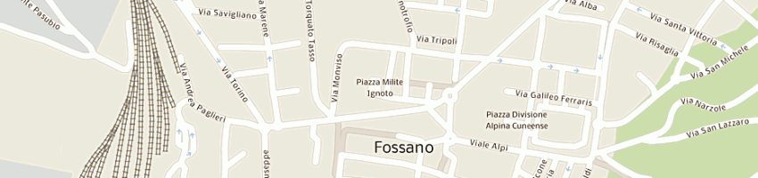 Mappa della impresa bocciofila forti sani a FOSSANO