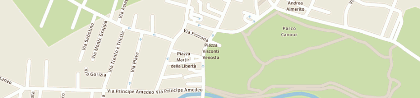 Mappa della impresa fondazione cavour a SANTENA