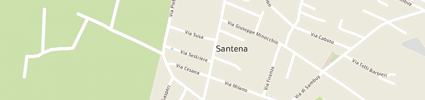 Mappa della impresa serra giuseppe a SANTENA