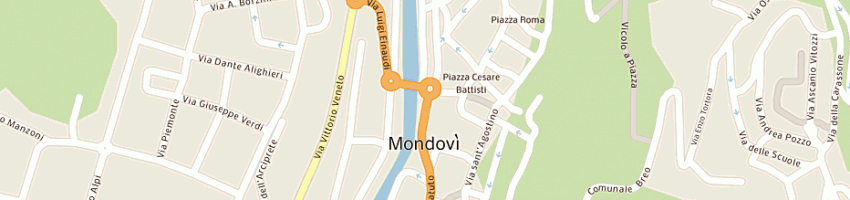 Mappa della impresa banda musicale cittadina mondovi' a MONDOVI 