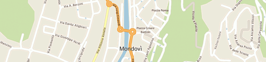Mappa della impresa georgica societa' semplice a MONDOVI 