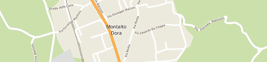 Mappa della impresa bisone dario a MONTALTO DORA