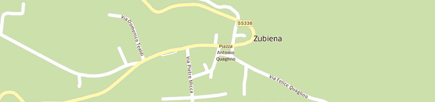 Mappa della impresa comune di zubiena scuola materna a ZUBIENA