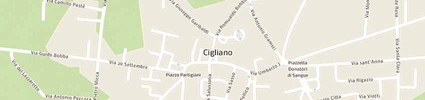 Mappa della impresa comune di cigliano a CIGLIANO