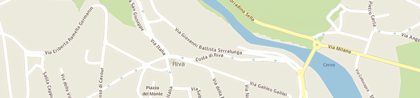 Mappa della impresa serralunga srl a BIELLA