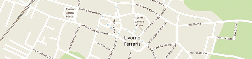 Mappa della impresa il pastino di rosa ezio a LIVORNO FERRARIS