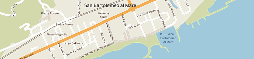 Mappa della impresa gabriella shop a SAN BARTOLOMEO AL MARE