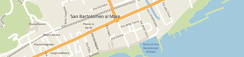 Mappa della impresa il negozietto del gelato a SAN BARTOLOMEO AL MARE