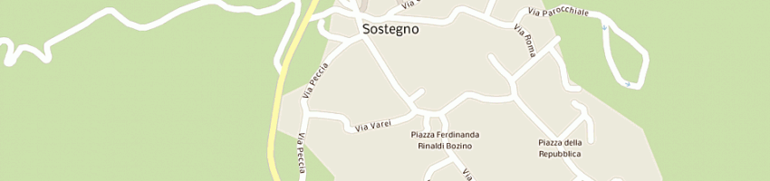 Mappa della impresa municipio a SOSTEGNO