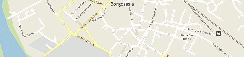 Mappa della impresa costanzo roberto a BORGOSESIA