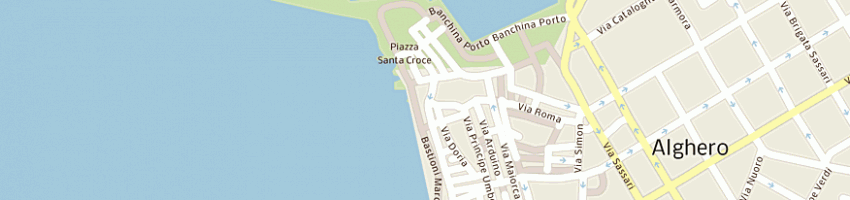 Mappa della impresa tony's srl a SASSARI