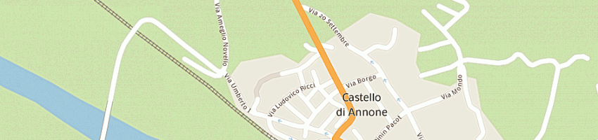 Mappa della impresa lepori paolo a CASTELLO DI ANNONE