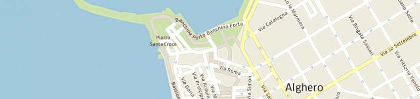 Mappa della impresa pinna vistoso andrea a ALGHERO