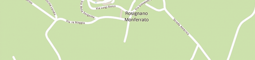 Mappa della impresa rosso alberto giorgio a ROSIGNANO MONFERRATO