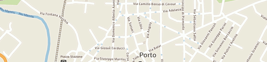 Mappa della impresa andrea canu snc a PORTO TORRES