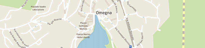 Mappa della impresa centro ortopedico di quadrante spa a OMEGNA