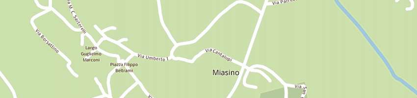 Mappa della impresa tabarini andreino a MIASINO