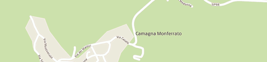 Mappa della impresa gp trasformatori a CAMAGNA MONFERRATO