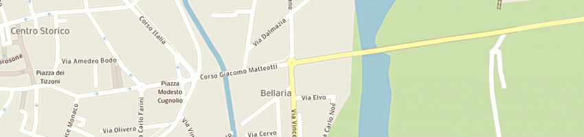 Mappa della impresa circolo sportivo bellaria a VERCELLI