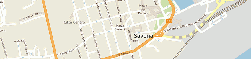 Mappa della impresa studio associato zaccone a SAVONA