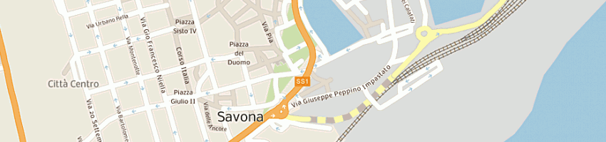 Mappa della impresa traverso carlo a SAVONA