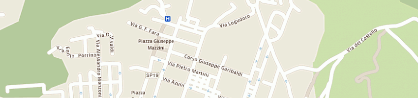 Mappa della impresa PIZZERIA RISTORANTE LA MARGHERITA DI FIORELLI ANTONELLO