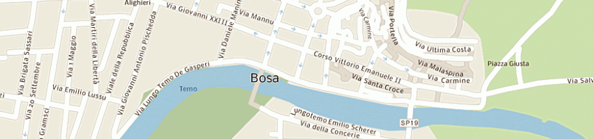 Mappa della impresa pasta fresca di ruggiu cosimo a BOSA