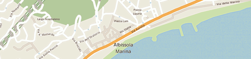 Mappa della impresa ristorante alla volta a ALBISSOLA MARINA