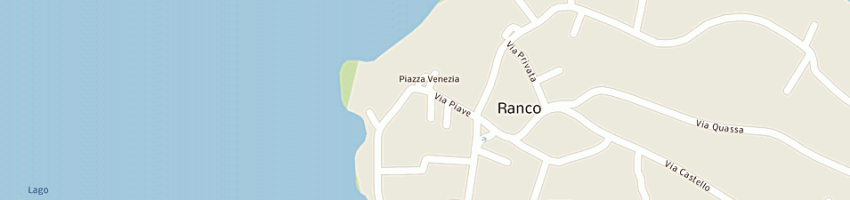 Mappa della impresa ristorante il belvedere di ranco srl a RANCO