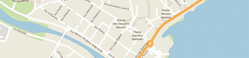 Mappa della impresa pizzeria la pergola a VERBANIA