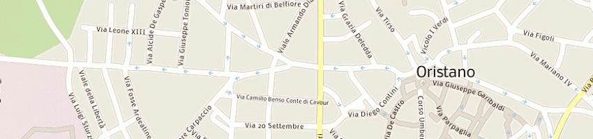 Mappa della impresa janni luigi a ORISTANO