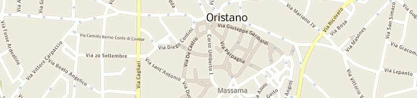 Mappa della impresa pippia giuseppe a ORISTANO